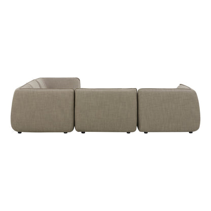 Zeppelin - Classic L Modular Sectional - Dark Gray