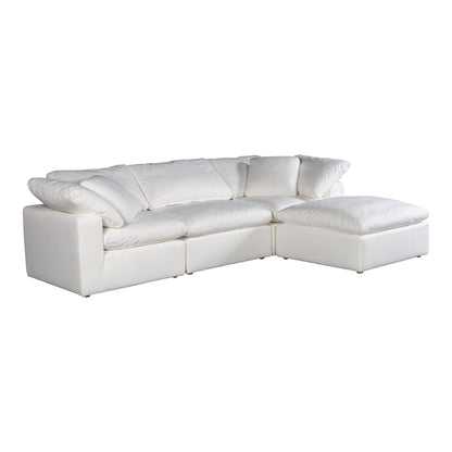 Terra - Condo Lounge Modular Sectional Livesmart Fabric - Cream