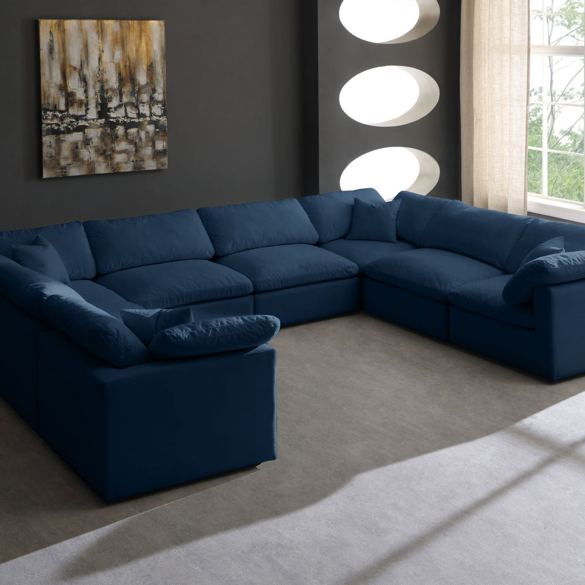 Plush - 8 Piece Modular Sectional