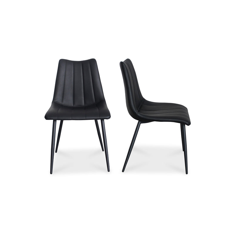 Alibi - Dining Chair (Set of 2) - Matte Black