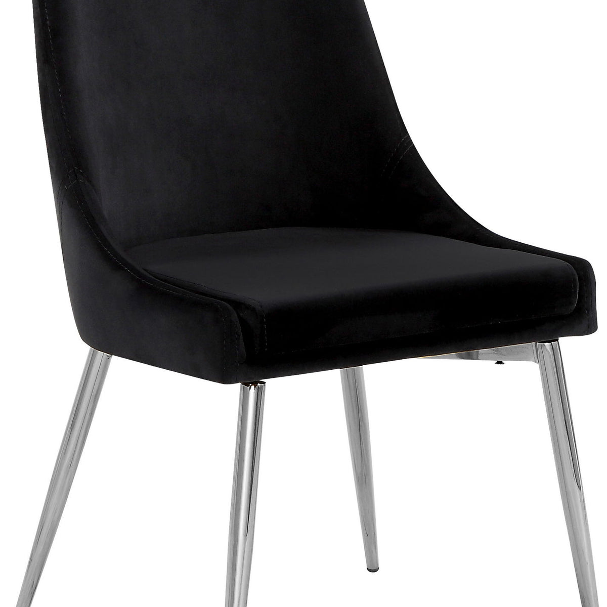 Karina - Dining Chair with Chrome Legs (Set of 2)