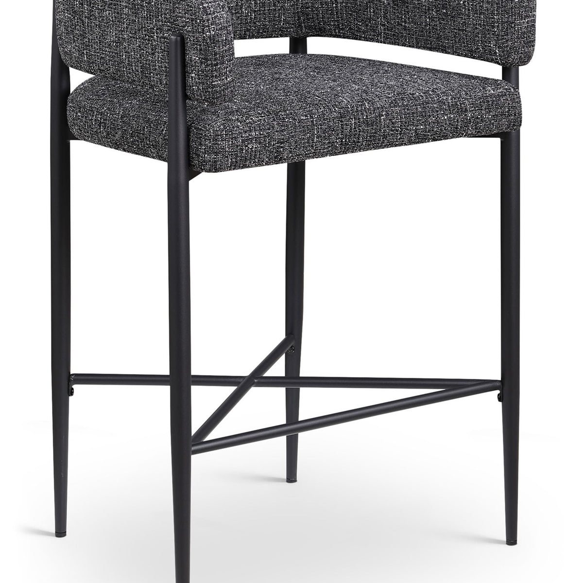 Dame - Fabric Upholstered Counter Stool (Set of 2)