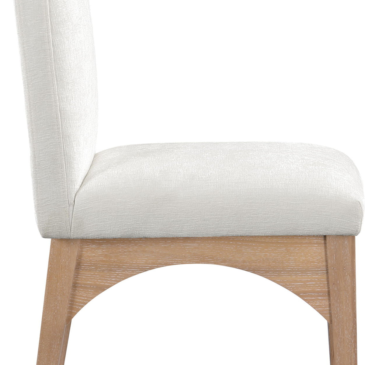 Waldorf - Chenille Dining Side Chair With Natural Legs