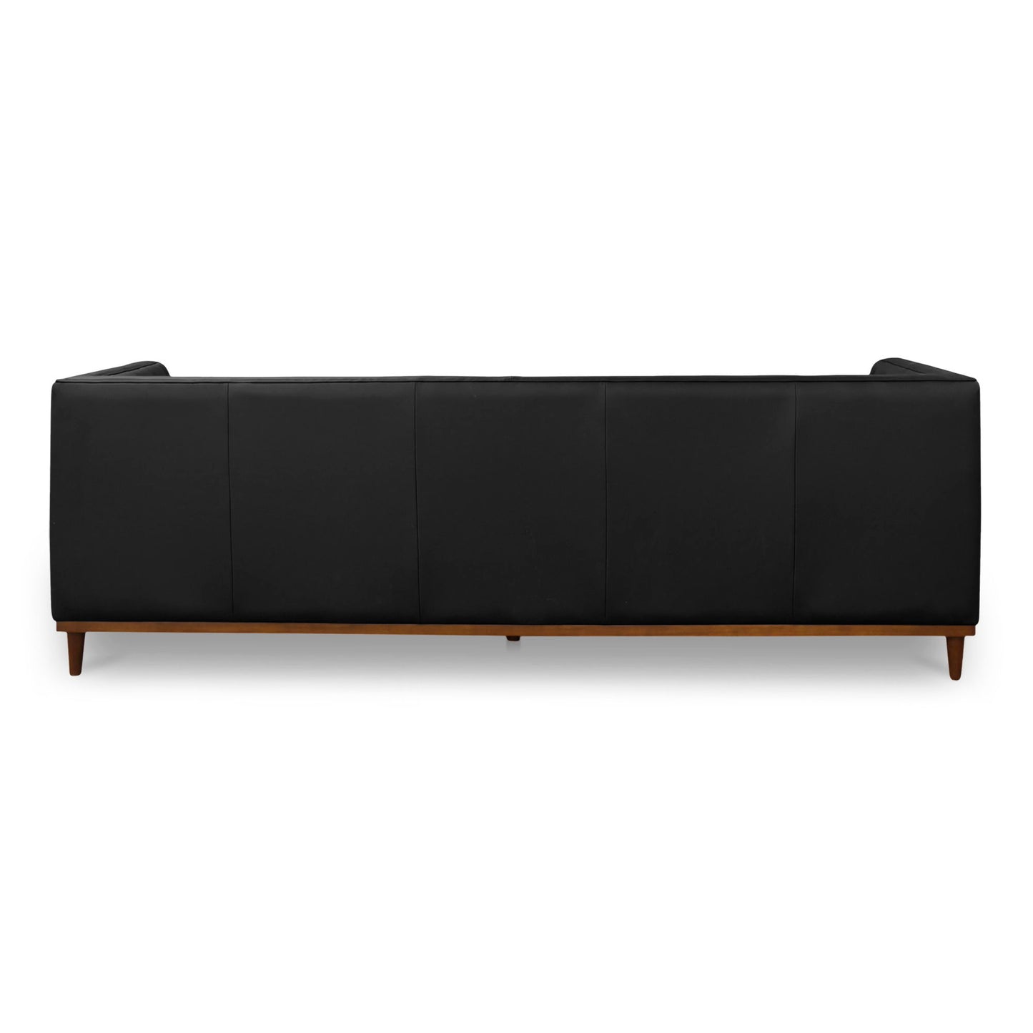 Fielder - Lether Sofa - Black