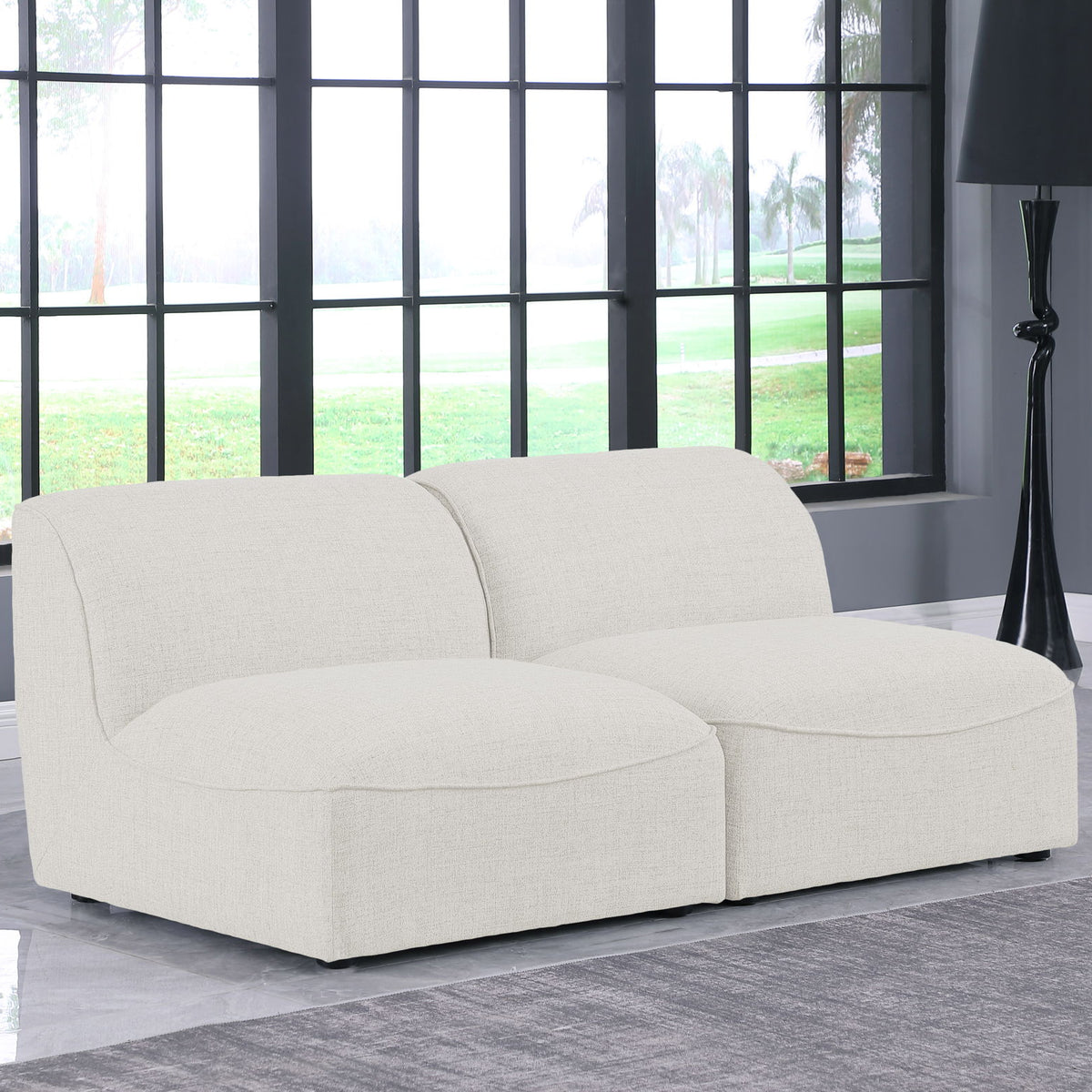 Miramar - 2 Seat Armless Modular Sofa