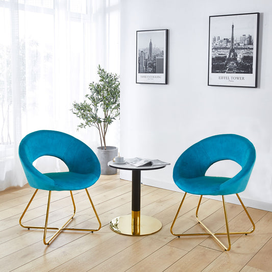 Modern Accent Velvet Lounge Chair