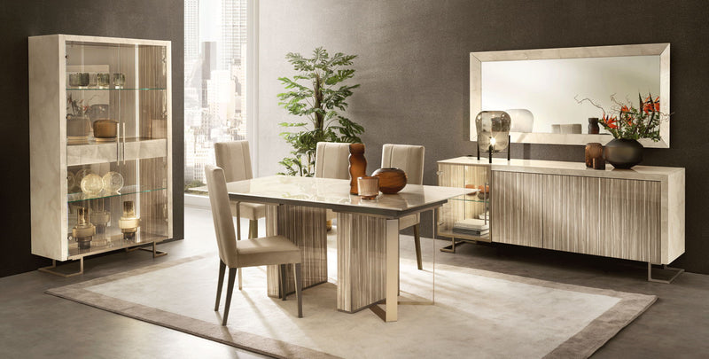 Luce - Dining Table - Beige / Light Brown