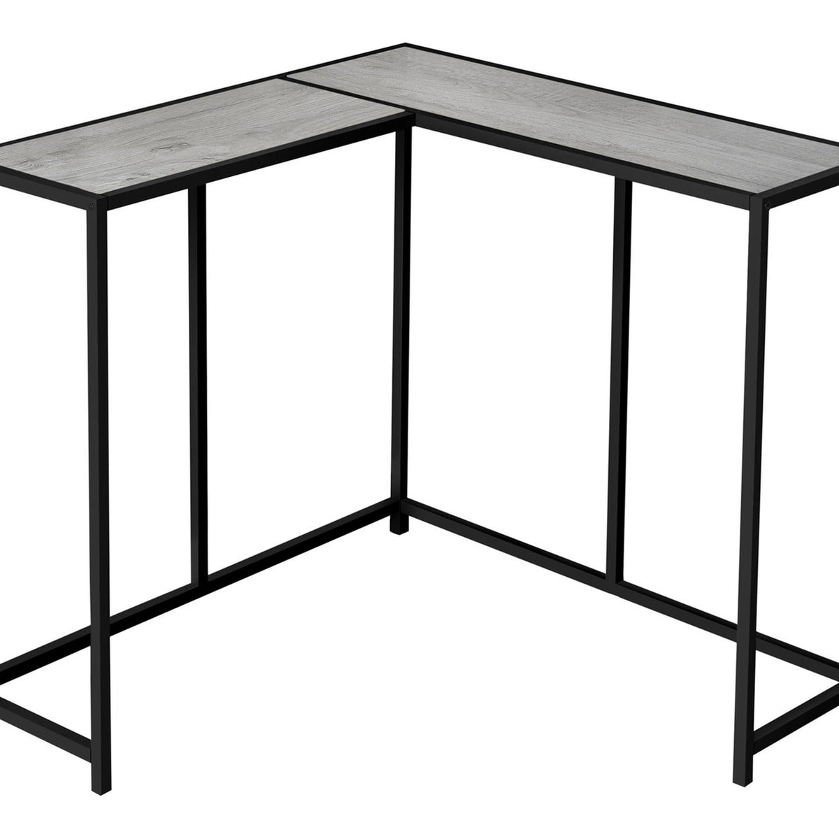 Corner Accent Console Table For Entryway, Unique L-Shaped Design