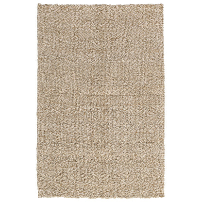 Natural Fiber - 1' x 1' Misti Rug - Silver/Ivory