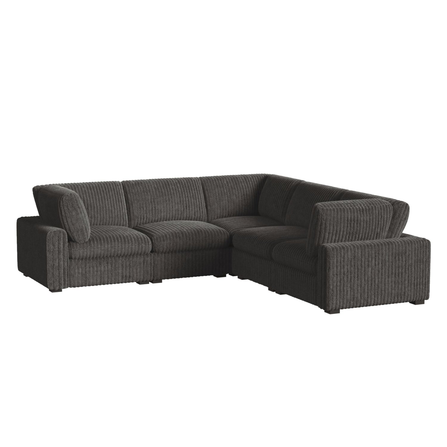 Esprit - Modular Armless Chair - Grand Cord Charcoal