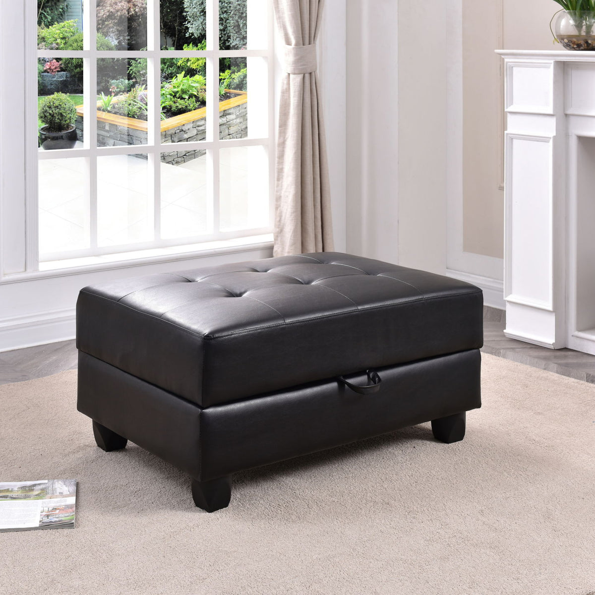 Stylish Storage Contemporary Ottoman