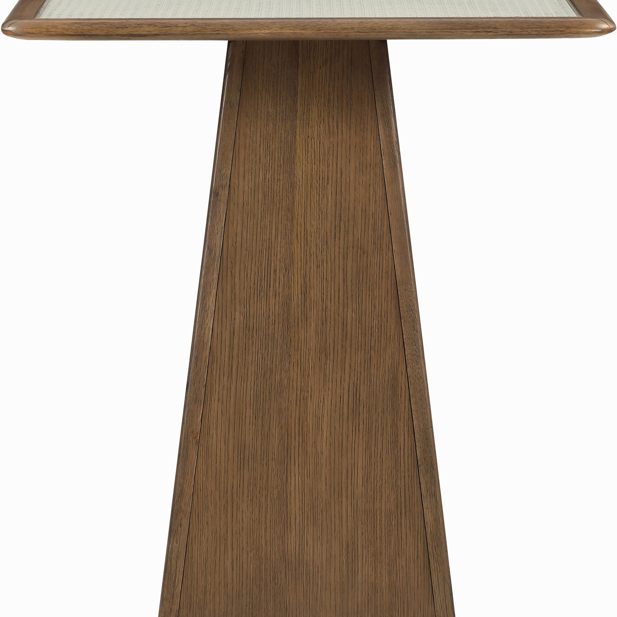 Atrium - Glass Top And Wood Base Dining Table