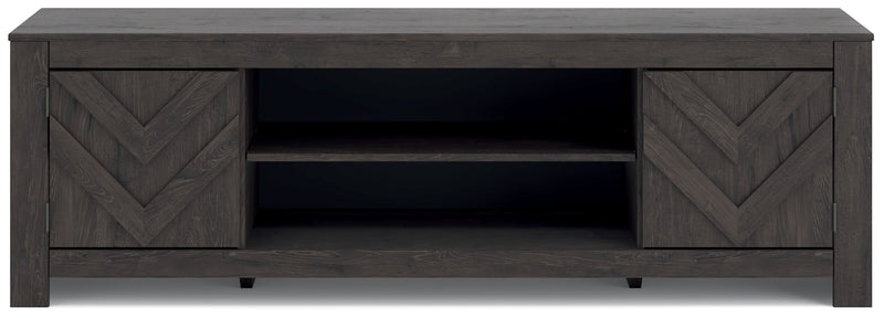 Cayboni - LG TV Stand With Fireplace Option