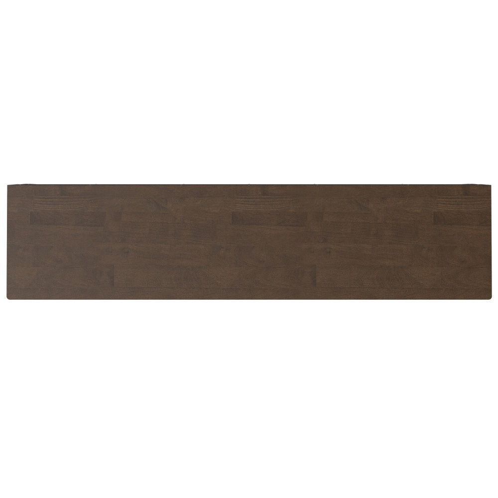 Harper - Low TV Media Stand - Walnut Brown