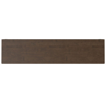 Harper - Low TV Media Stand - Walnut Brown