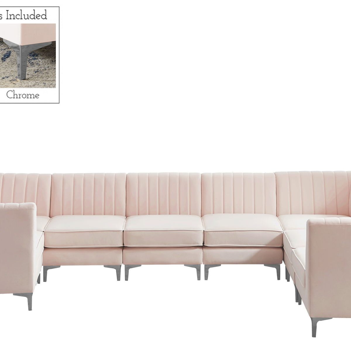 Alina - 8 Piece Modular U-Shaped Sectional