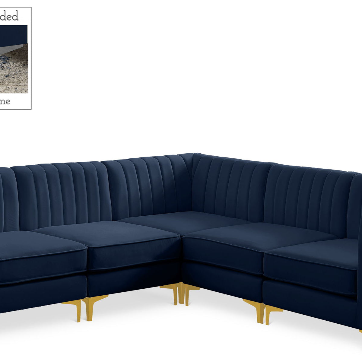 Alina - 5 Piece Modular Corner Sectional