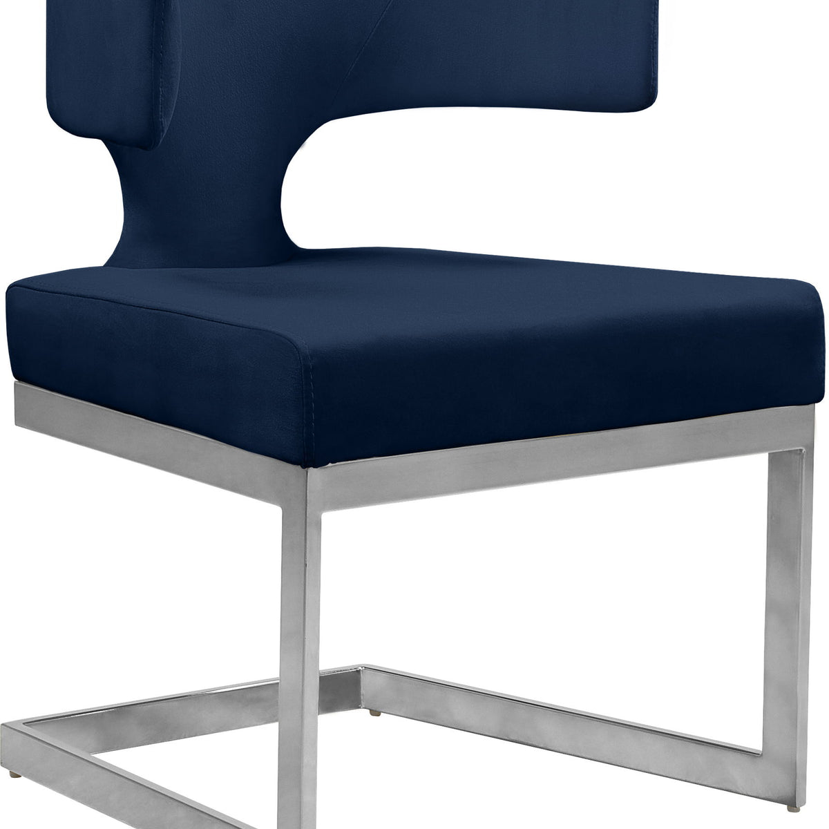 Alexandra - Dining Chair with Chrome Legs