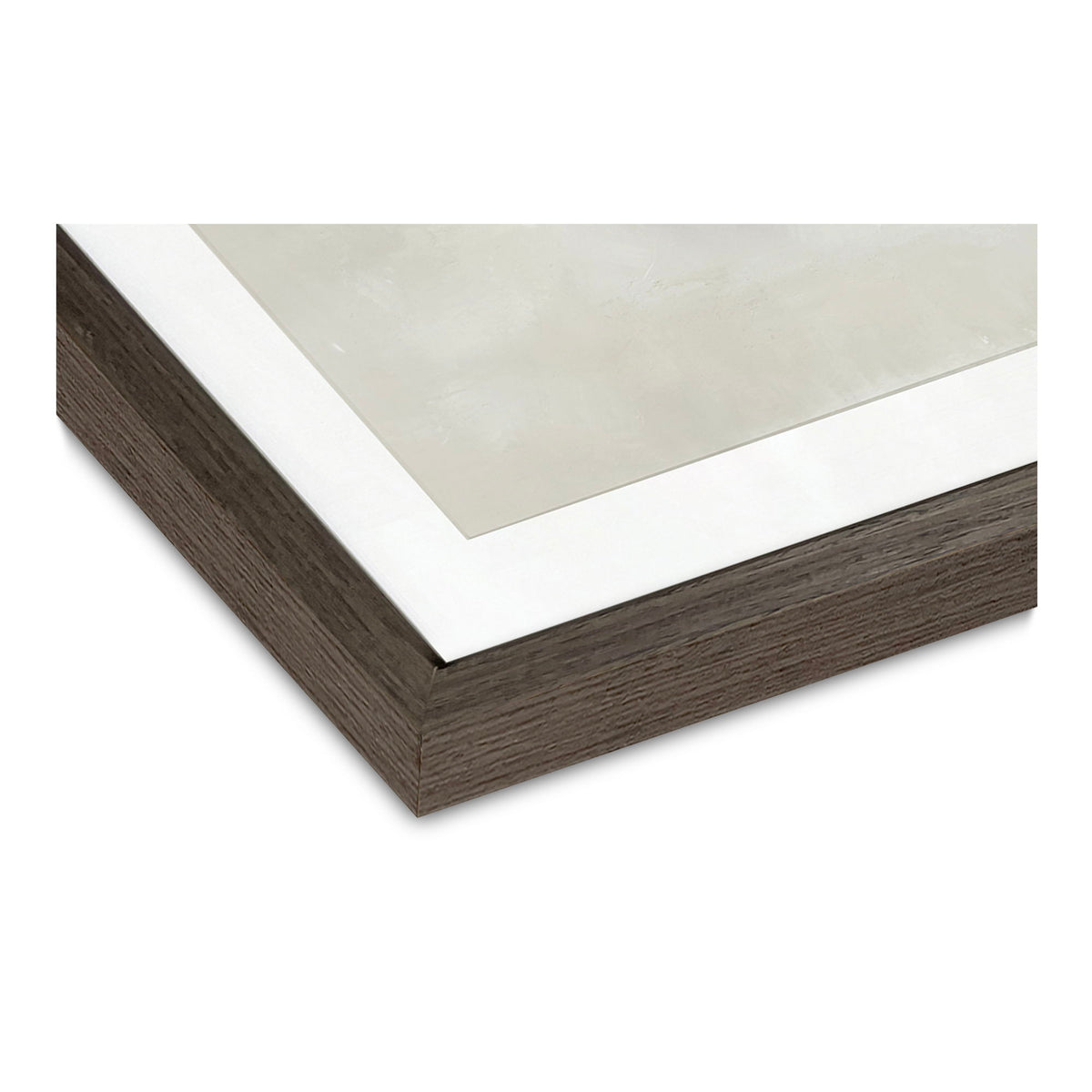 Citrine - Framed Painting - Gray