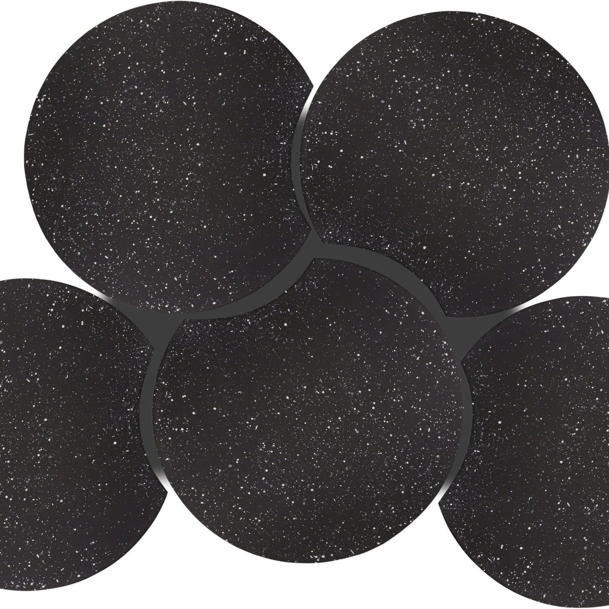 Dimple - 5 Piece Modular Coffee Table - Terazzo Finish