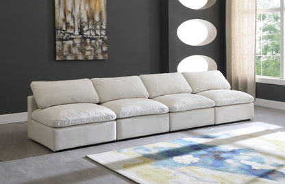 Plush - Modular Armless 4 Seat Sofa