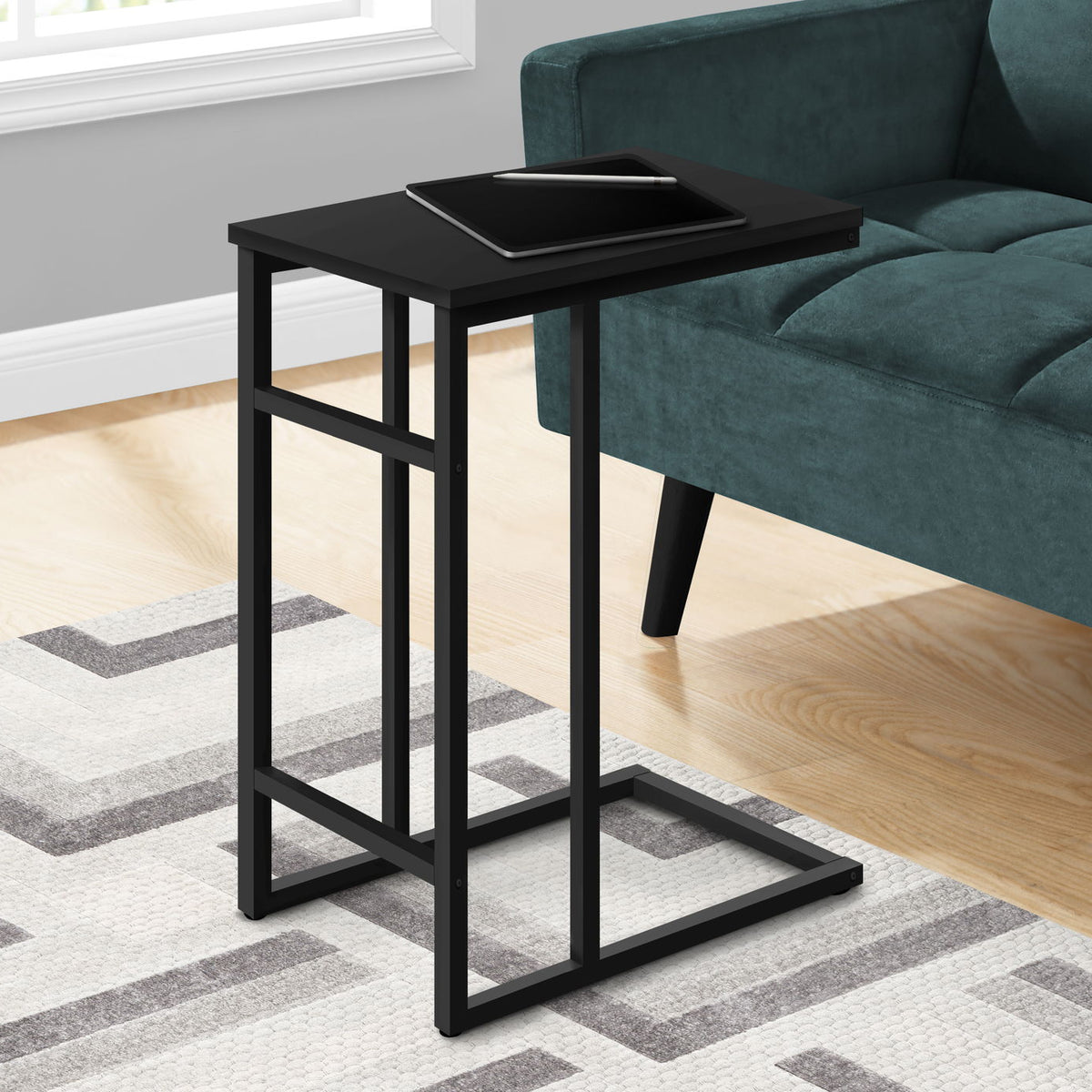 Accent Table, C - Shaped, Contemporary & Modern, Versatile Use
