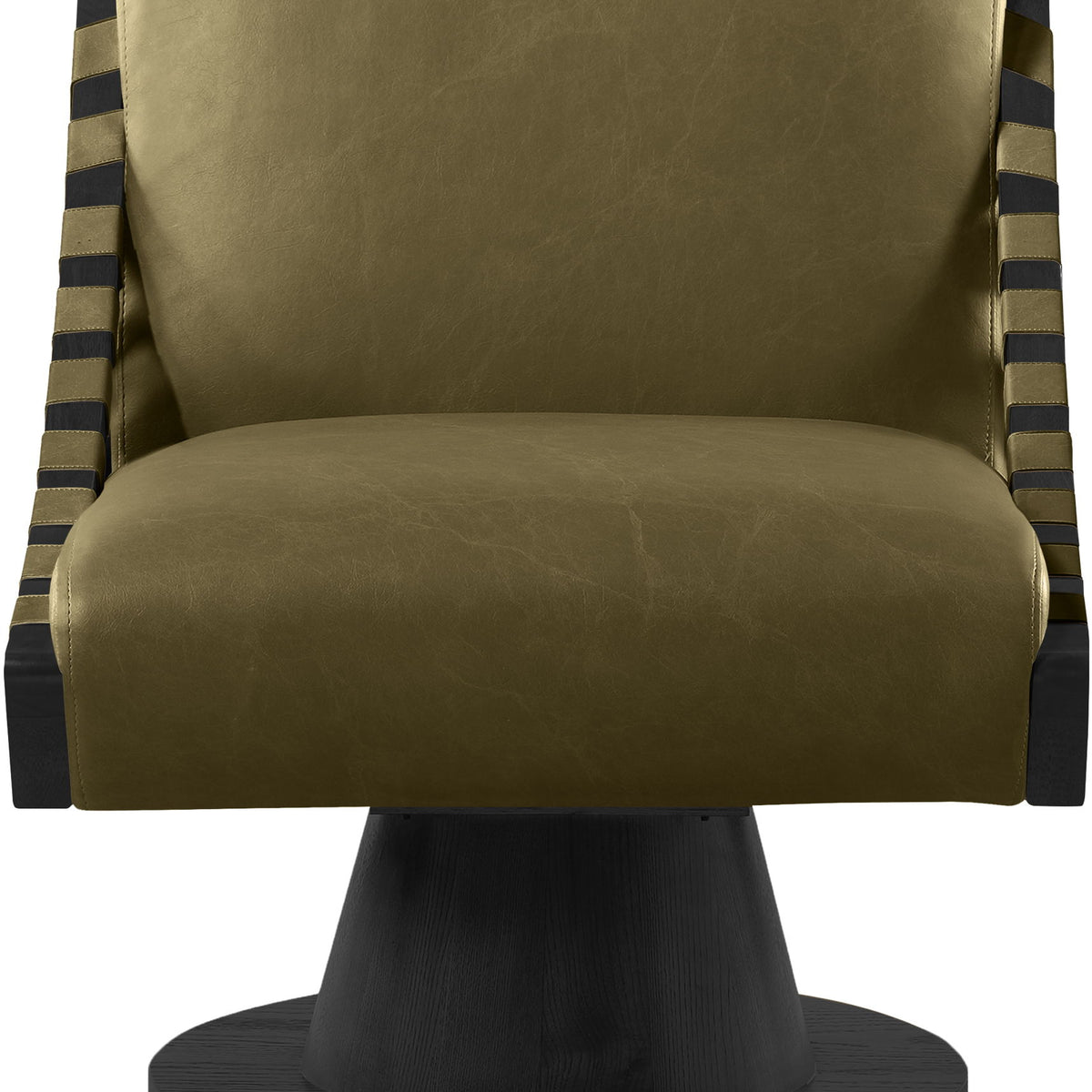 Millwin - Swivel Accent Chair With Black Base