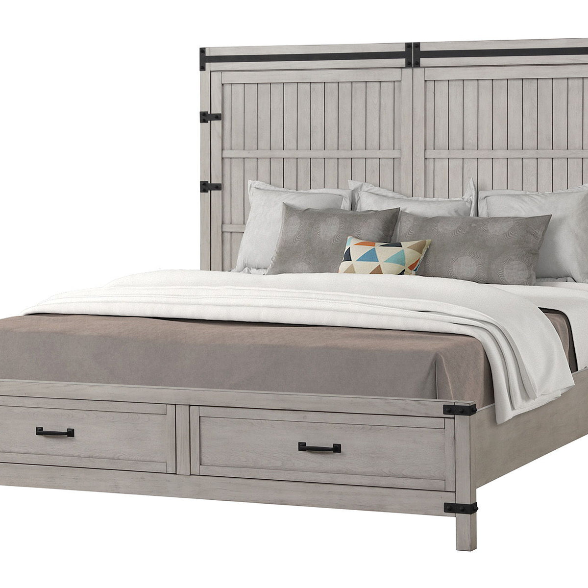 Alexandria - Storage Wood Bed