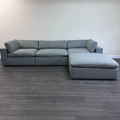 Gray "Dreamee" Cloud Couch Sectional