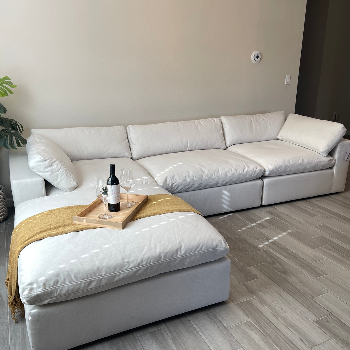 Off White “Dreamee” Cloud Couch Sectional