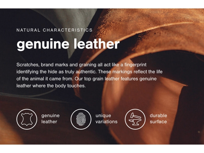 Ashley Furniture Emilia Genuine Leather Cloud Sectional