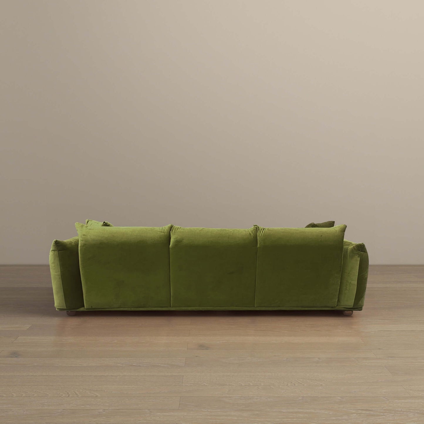 Ashcroft Furniture Arlo Olive Green Velvet Sofa