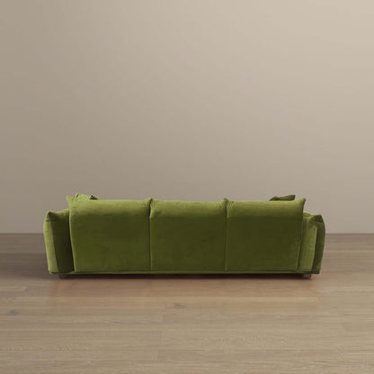 Ashcroft Furniture Arlo Olive Green Velvet Sofa