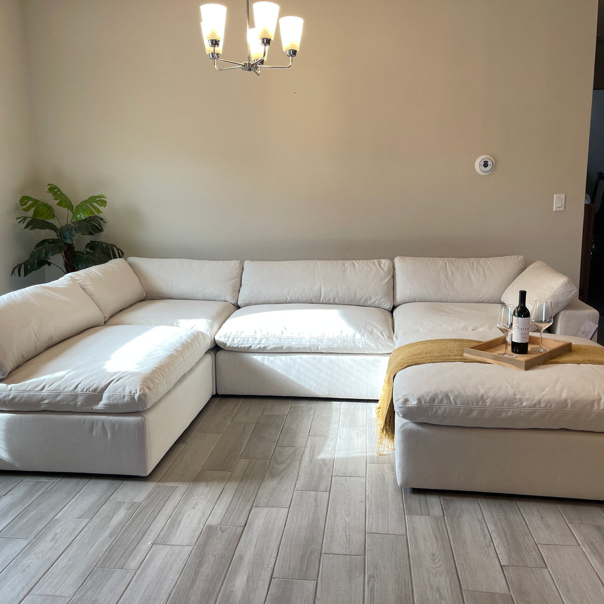 Off White “Dreamee” Cloud Couch Sectional