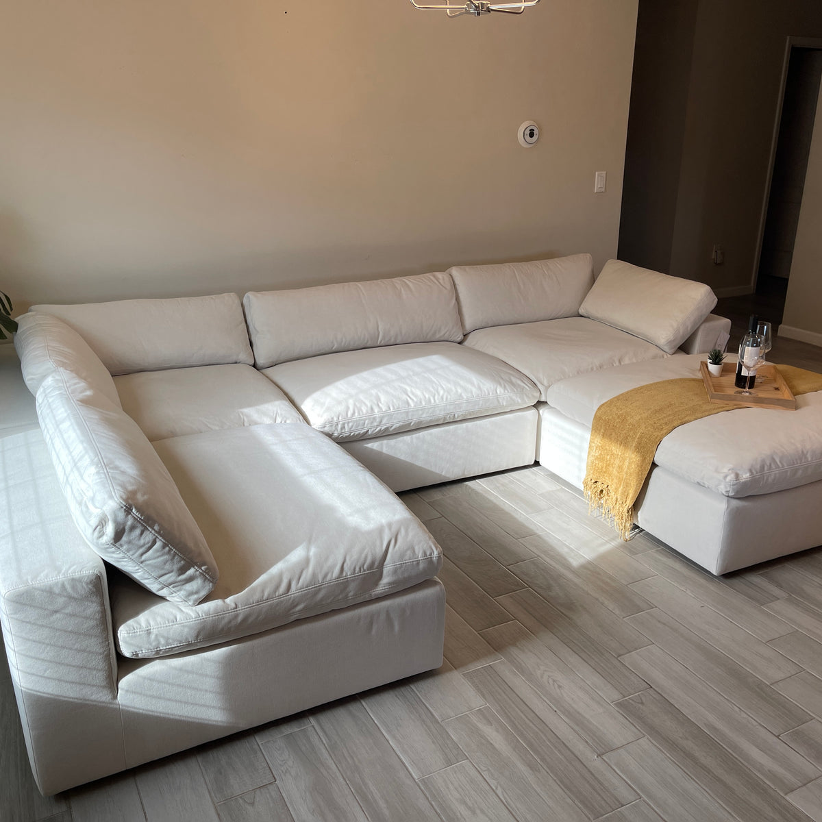 Off White “Dreamee” Cloud Couch Sectional