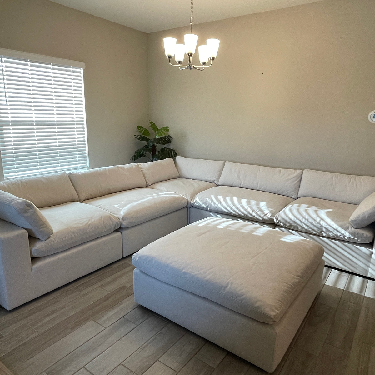 Off White “Dreamee” Cloud Couch Sectional