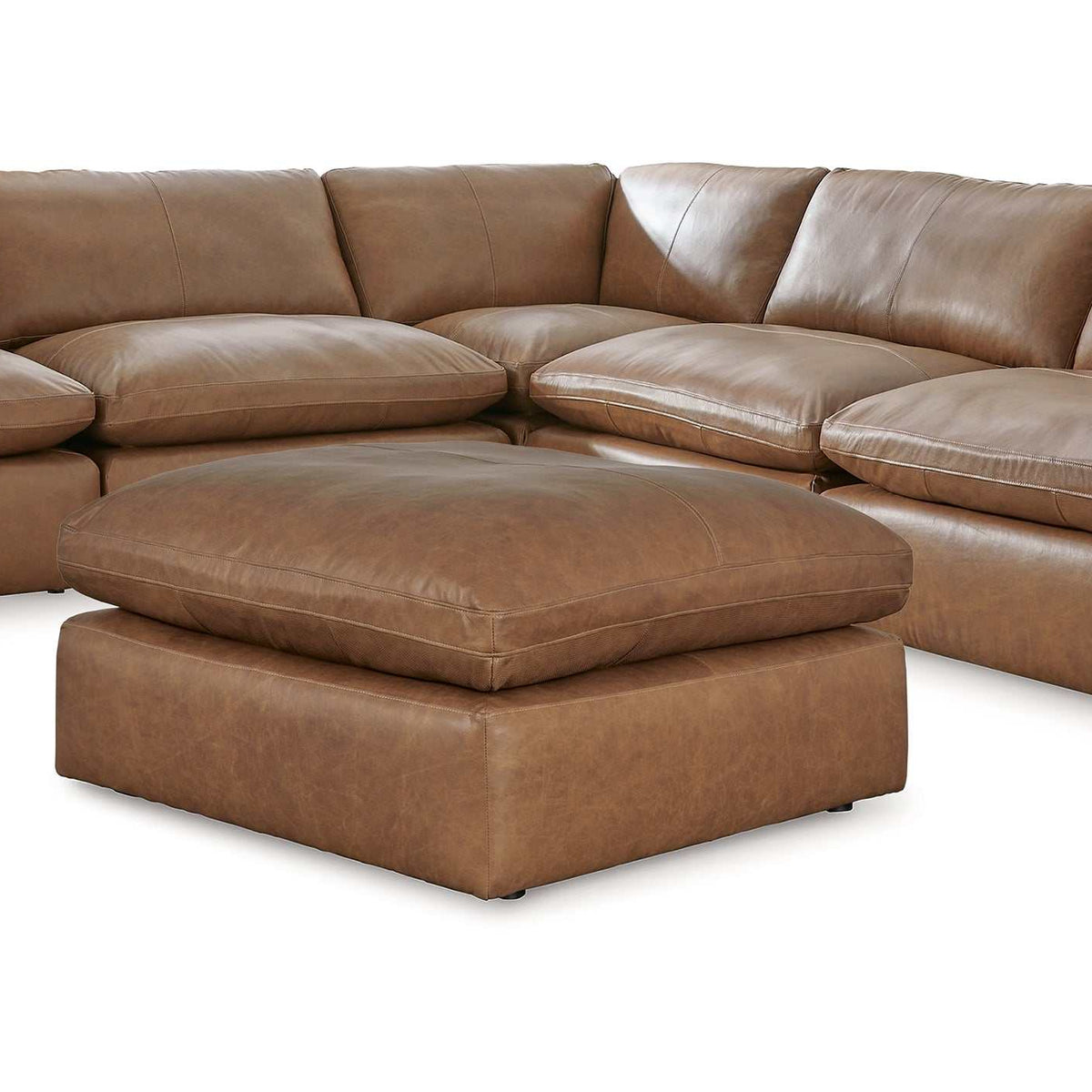 Ashley Furniture Emilia Top Grain Leather Cloud Sectional