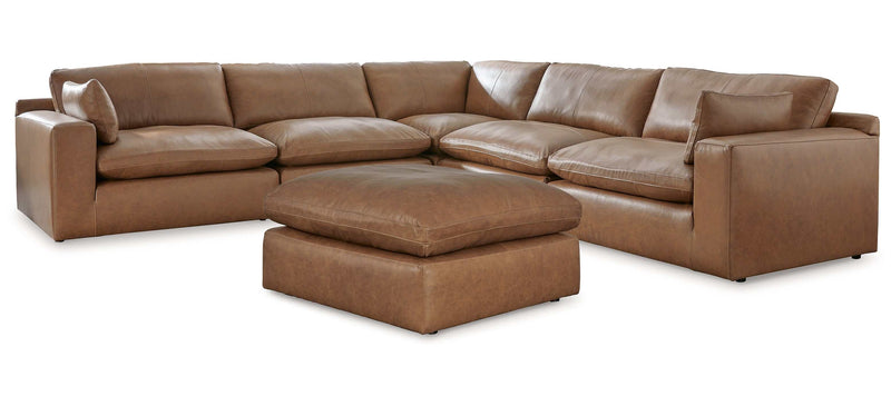 Ashley Furniture Emilia Top Grain Leather Cloud Sectional