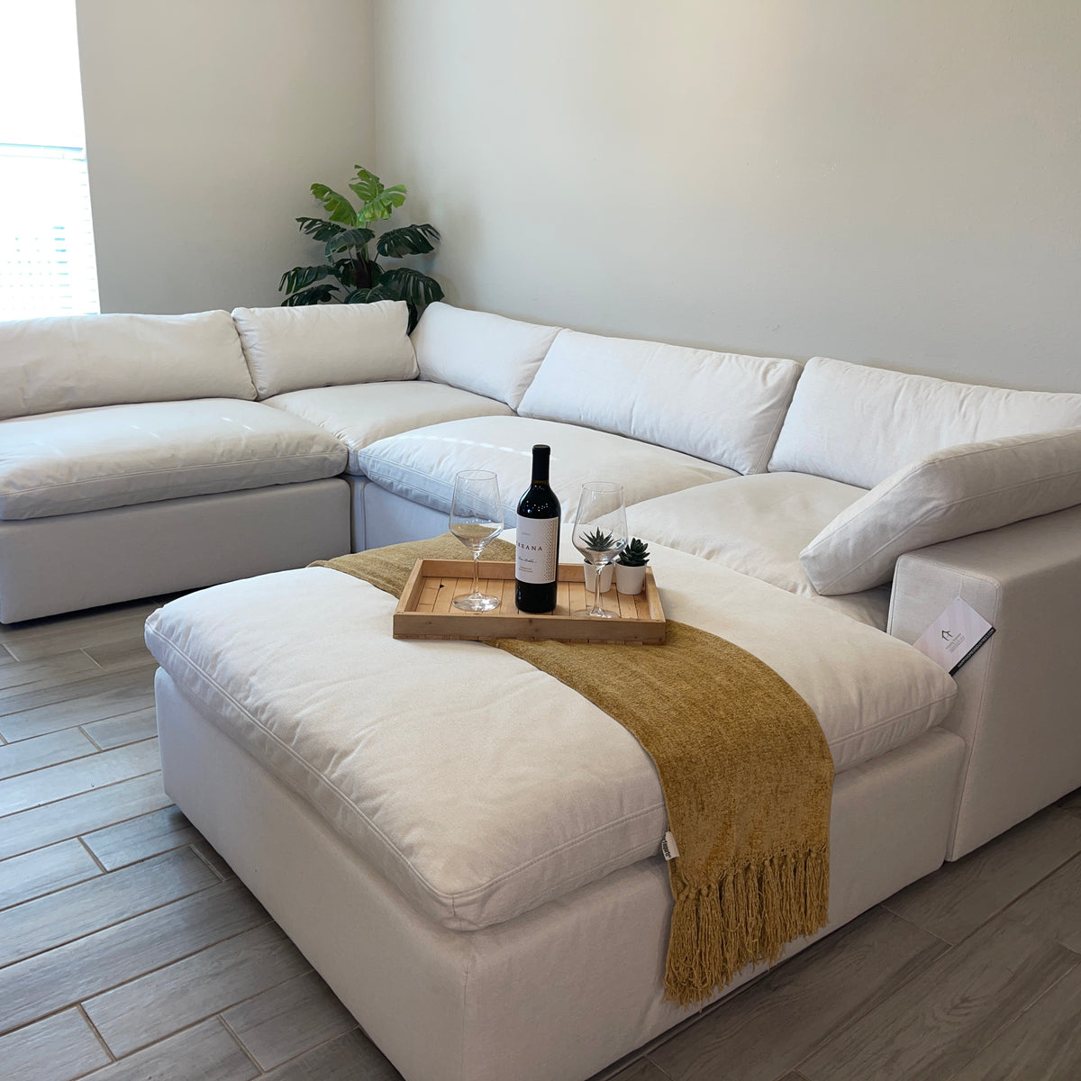 Off White “Dreamee” Cloud Couch Sectional
