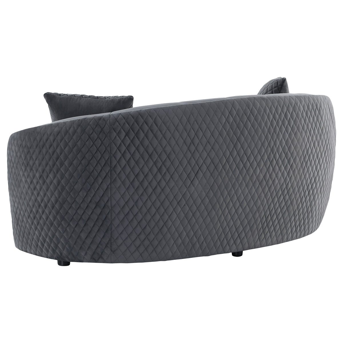 Brookside Dark Grey Loveseat