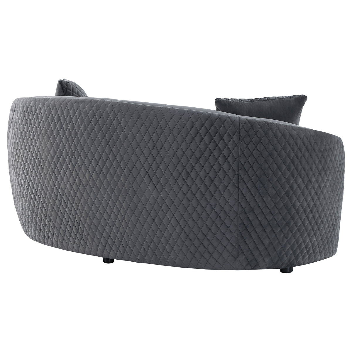 Brookside Dark Grey Loveseat