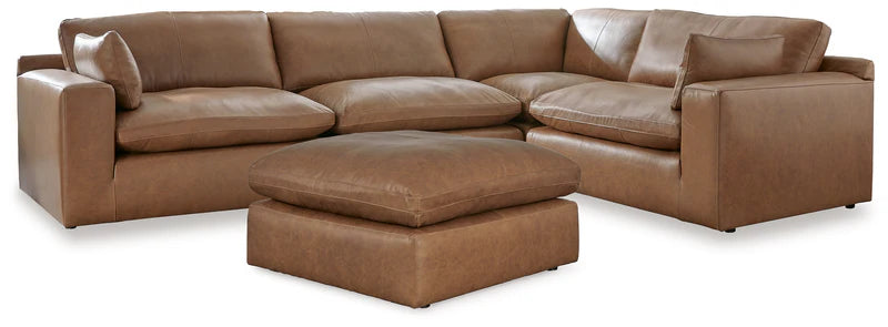 Ashley Furniture Emilia Top Grain Leather Cloud Sectional