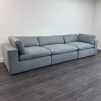 Gray "Dreamee" Cloud Couch Sectional