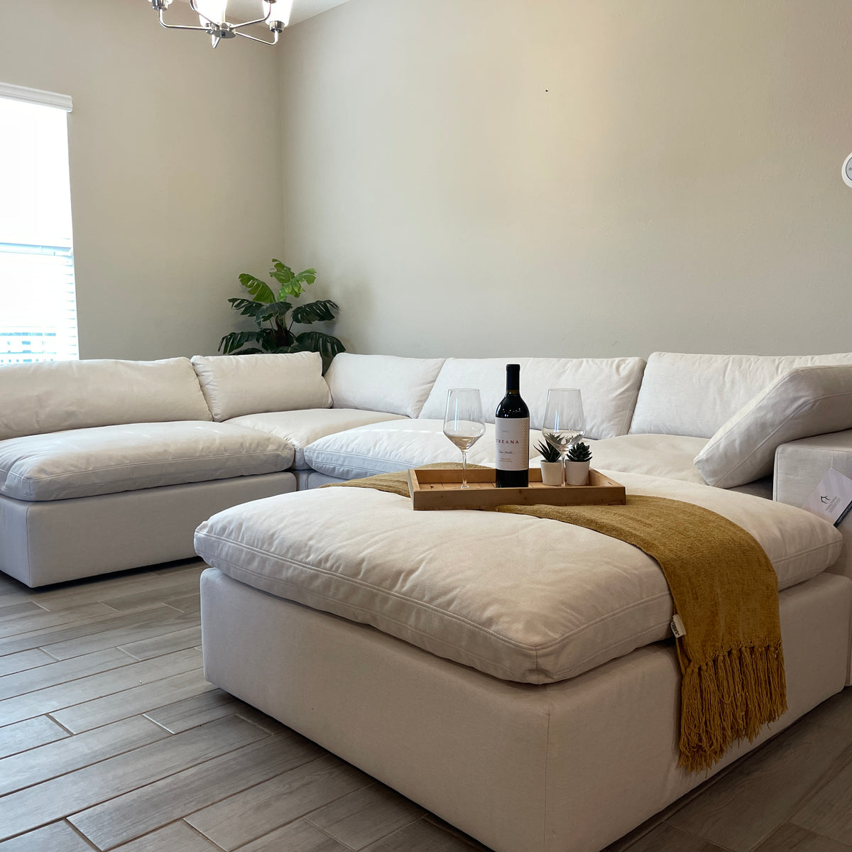 Off White “Dreamee” Cloud Couch Sectional