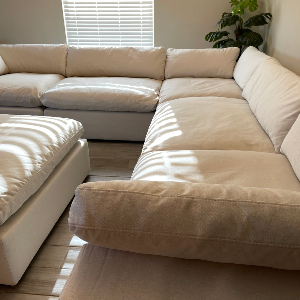 Off White “Dreamee” Cloud Couch Sectional