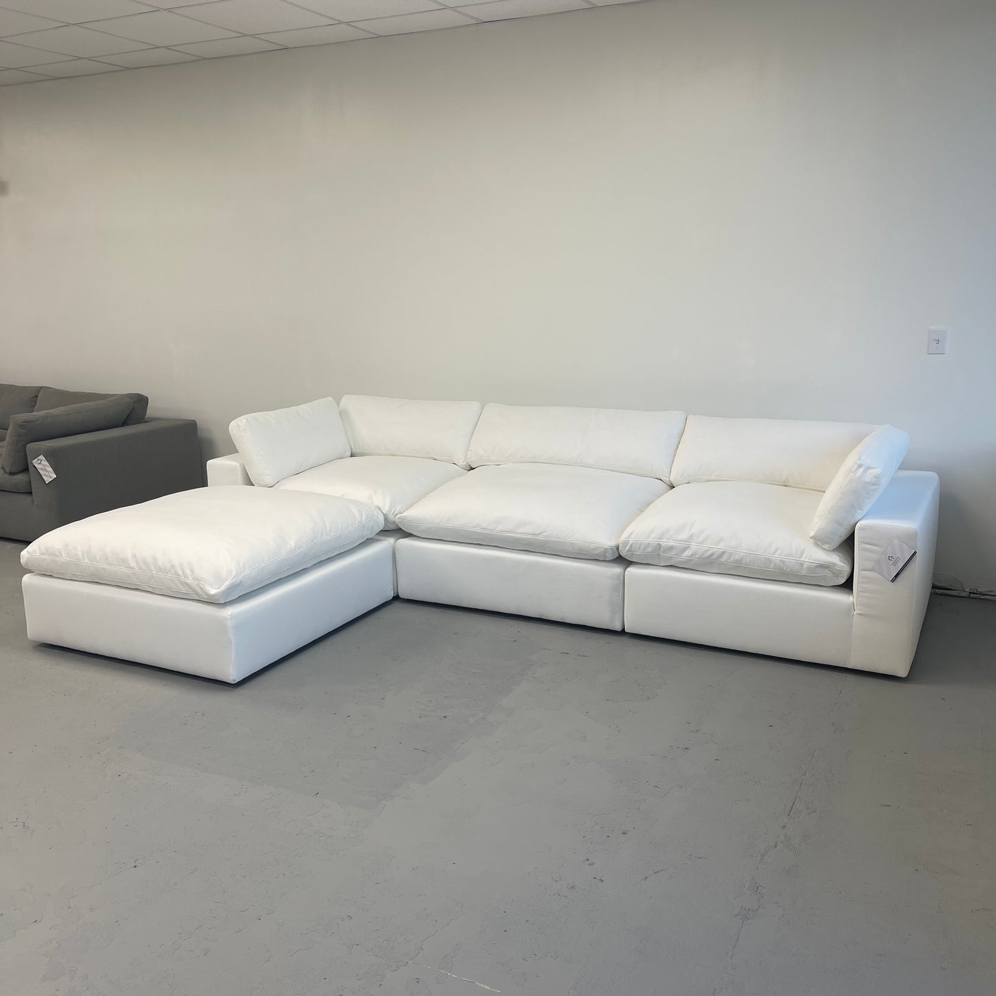 White "Dreamee" Cloud Couch Sectional