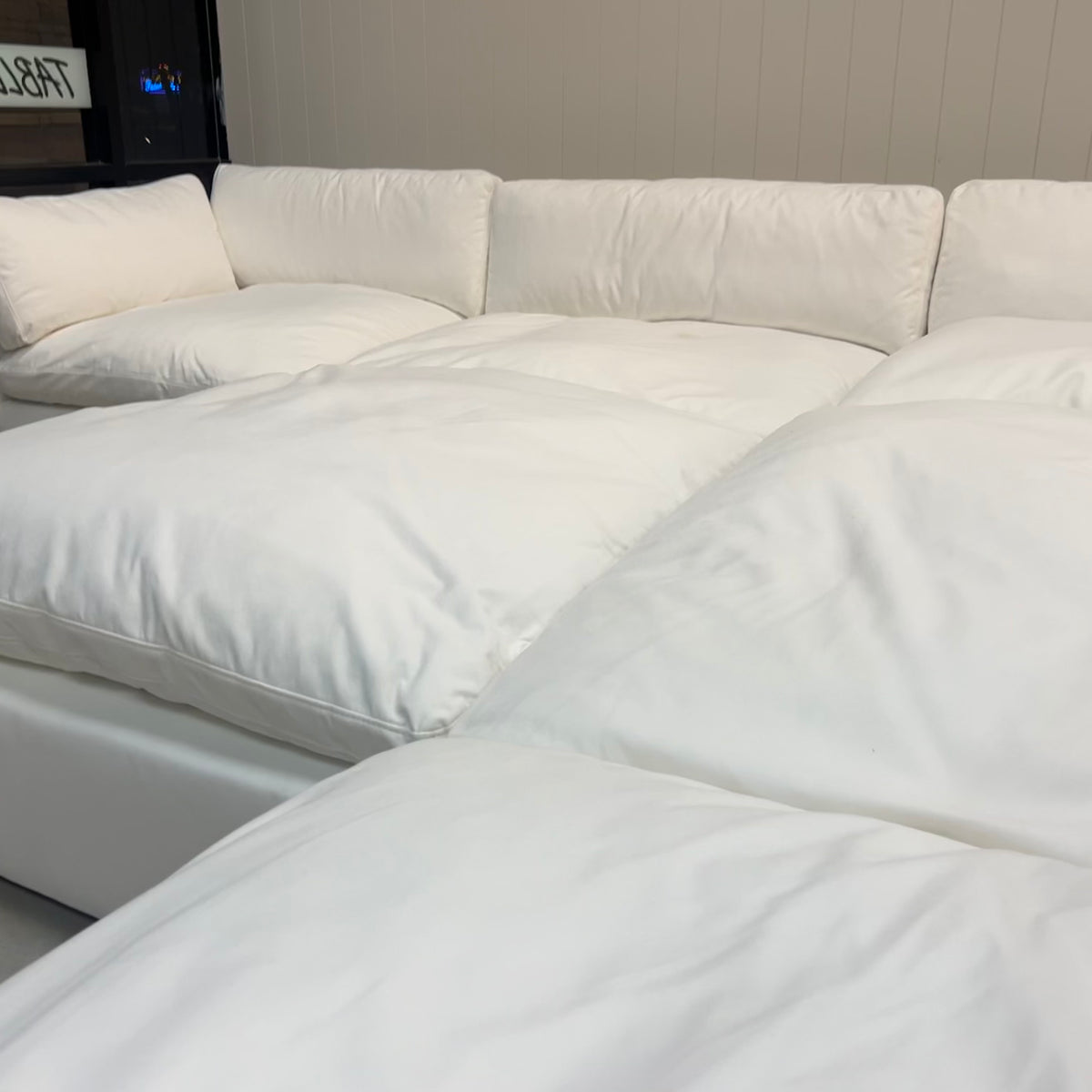 White "Dreamee" Cloud Couch Sectional