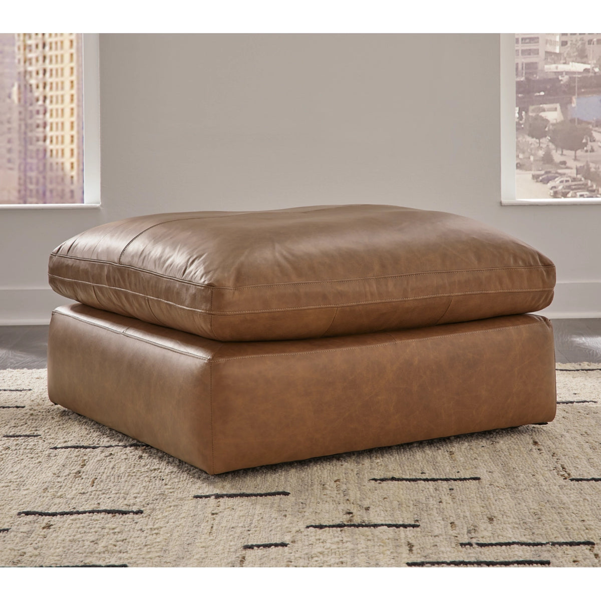 Ashley Furniture Emilia Leather Cloud Sectional