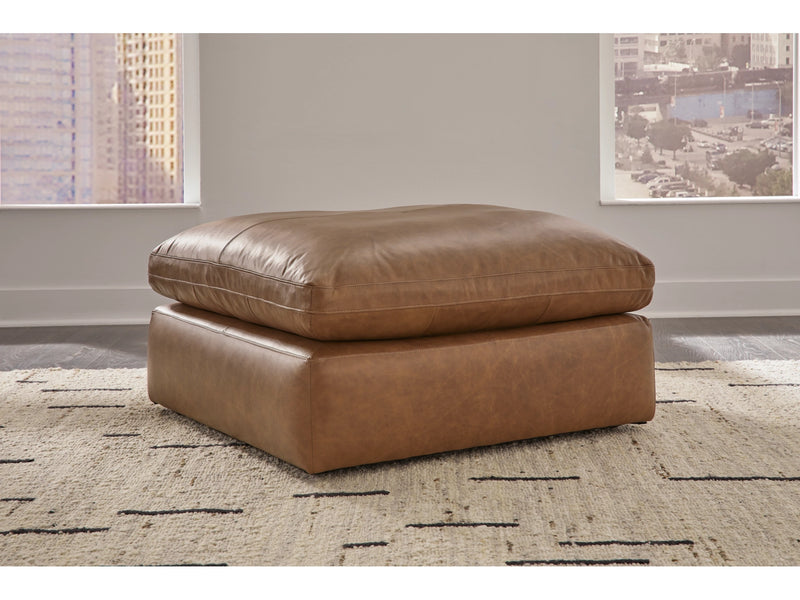 Ashley Furniture Emilia Genuine Leather Cloud Sectional