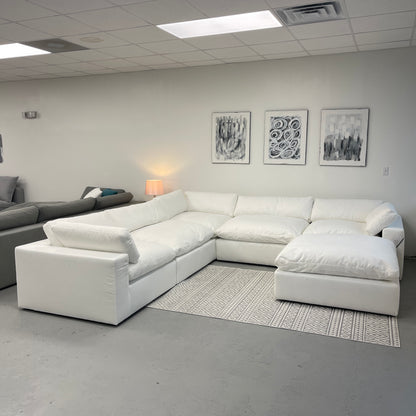 White "Dreamee" Cloud Couch Sectional